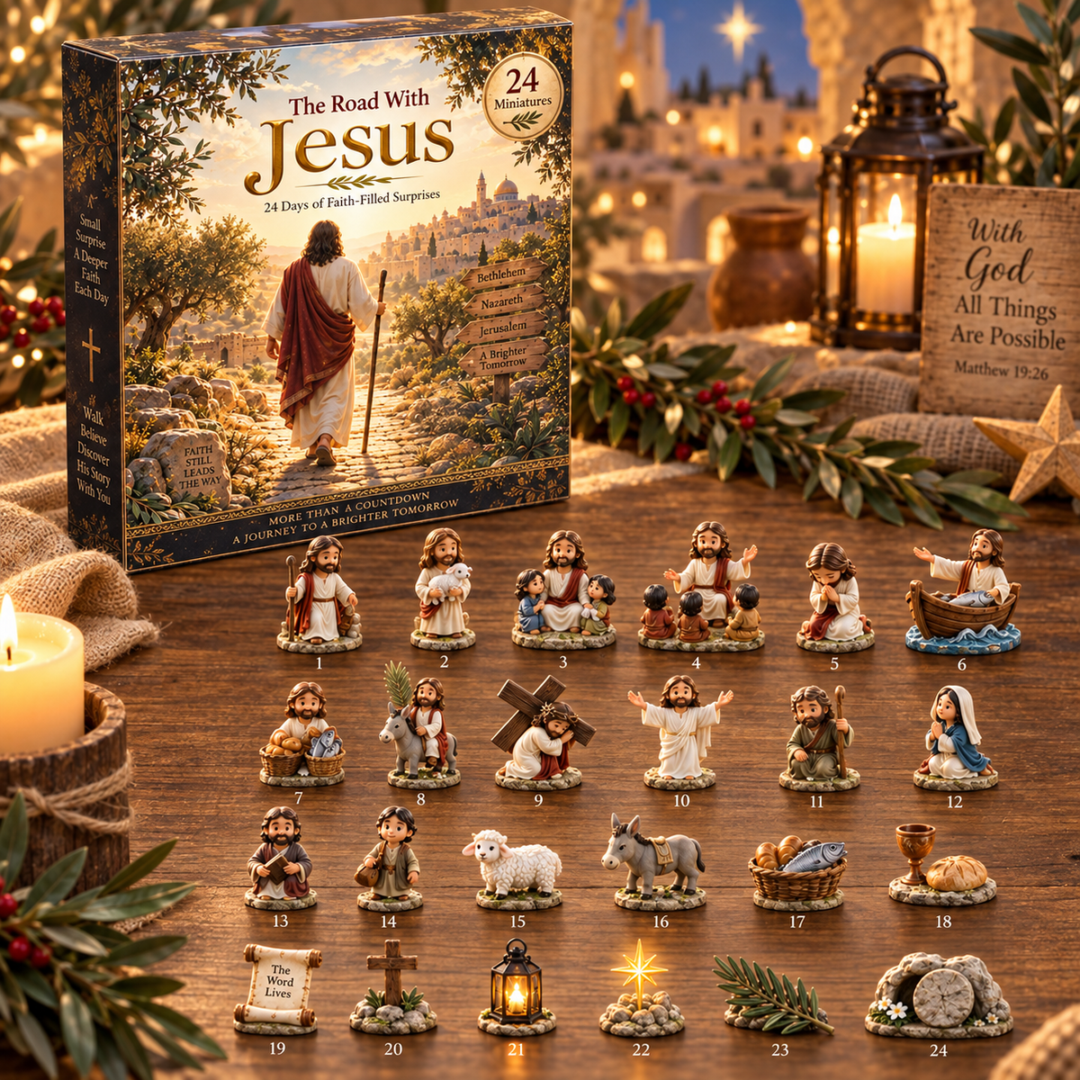 2026 The Road with Jesus Advent Calendar ✝️ – 24 Days of Faith-Filled Surprises