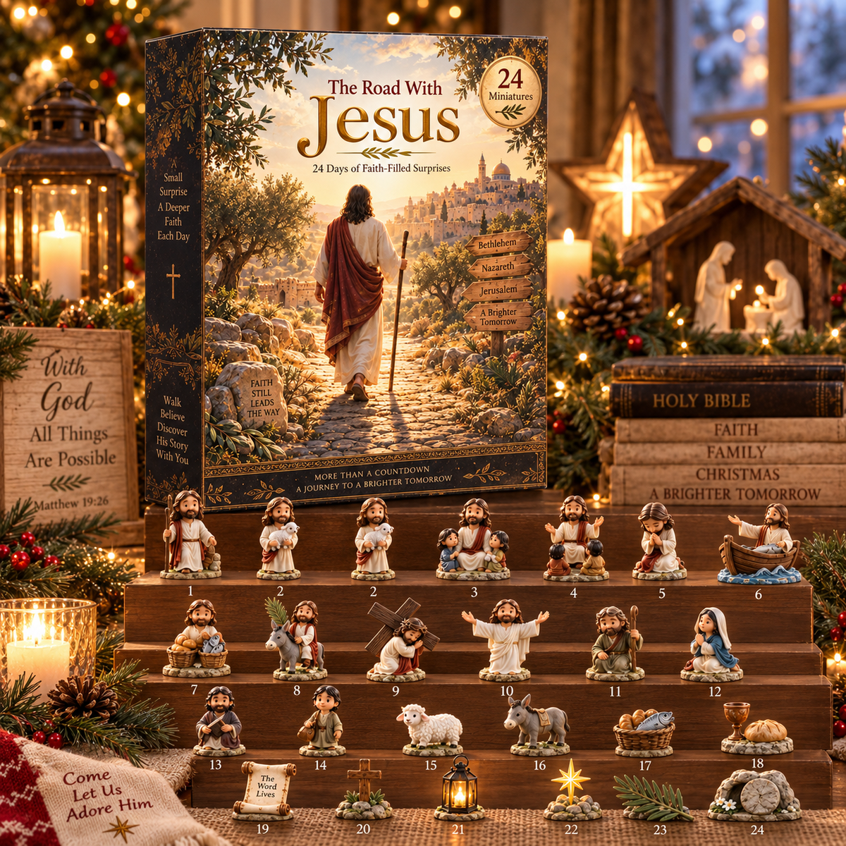 2026 The Road with Jesus Advent Calendar ✝️ – 24 Days of Faith-Filled Surprises