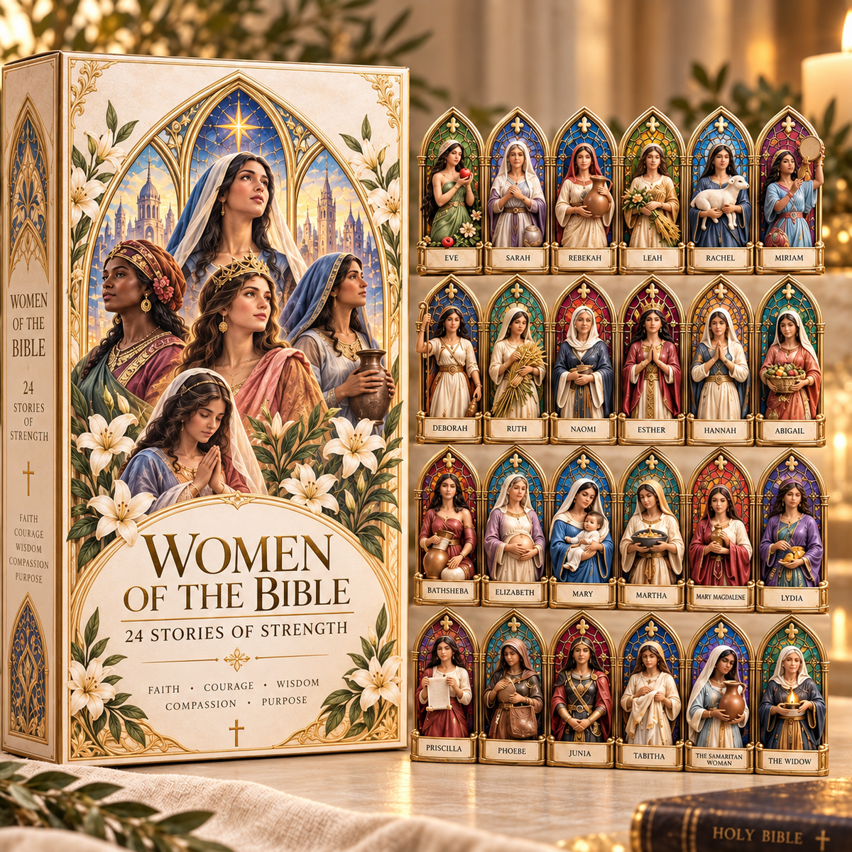 Women of the Bible Advent Calendar ✝️ – 24 Stories of Strength & Faith