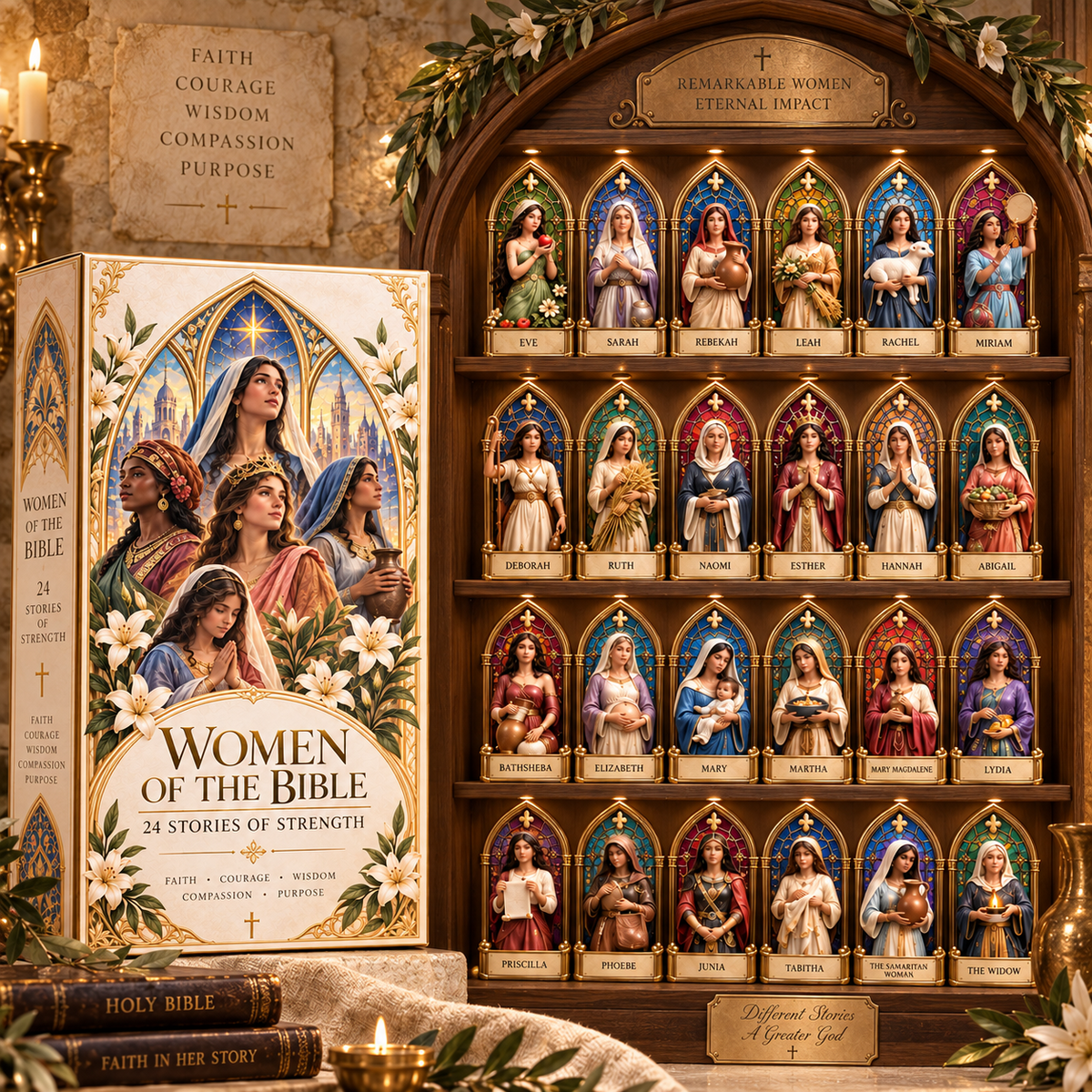 Women of the Bible Advent Calendar ✝️ – 24 Stories of Strength & Faith