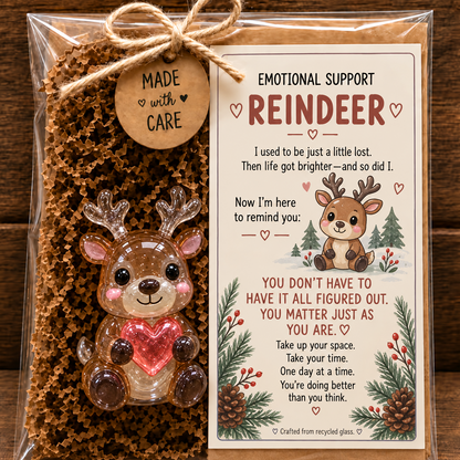 Emotional Support Glass Animal Gift 🐾💕 – A Little Reminder That You Matter