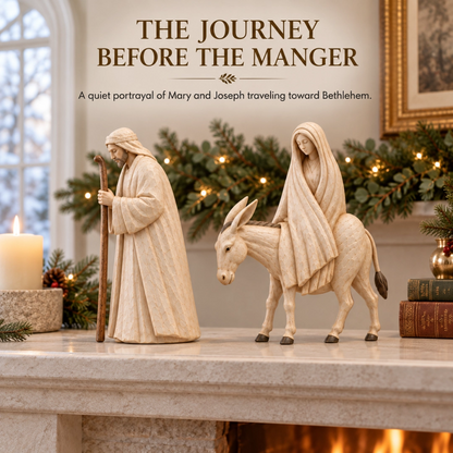 Journey to Bethlehem Nativity Figurine Set
