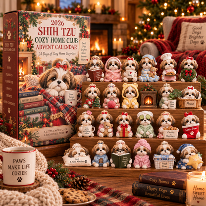 2026 Shih Tzu Cozy Home Club Advent Calendar 🏡🐾 – 24 Days of Cozy Surprises