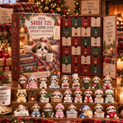 2026 Shih Tzu Cozy Home Club Advent Calendar 🏡🐾 – 24 Days of Cozy Surprises