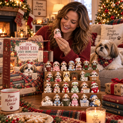 2026 Shih Tzu Cozy Home Club Advent Calendar 🏡🐾 – 24 Days of Cozy Surprises