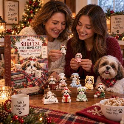 2026 Shih Tzu Cozy Home Club Advent Calendar 🏡🐾 – 24 Days of Cozy Surprises