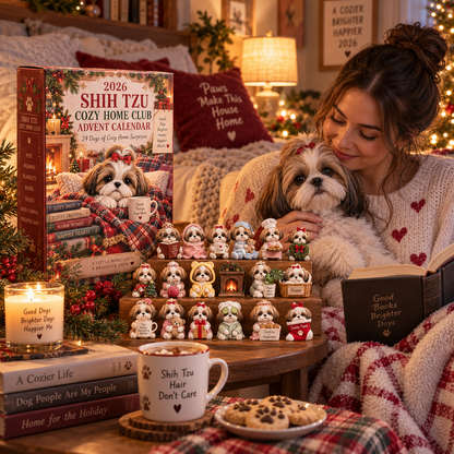 2026 Shih Tzu Cozy Home Club Advent Calendar 🏡🐾 – 24 Days of Cozy Surprises