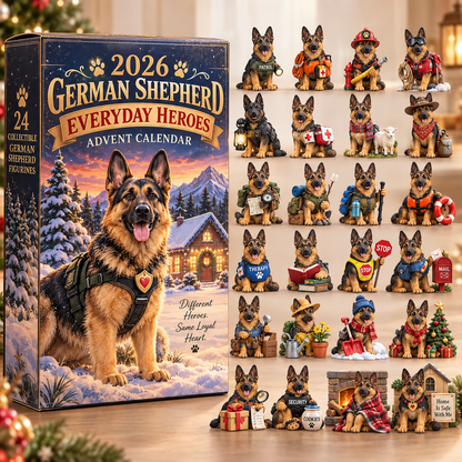 2026 German Shepherd Everyday Heroes Advent Calendar 🐾 – 24 Days of Heroic Surprises