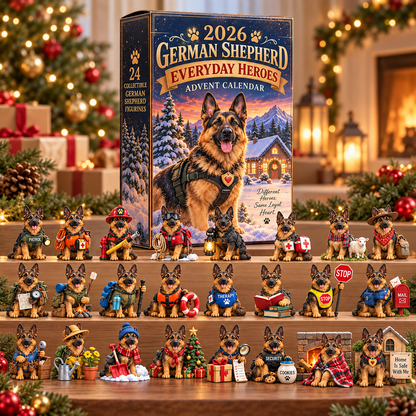 2026 German Shepherd Everyday Heroes Advent Calendar 🐾 – 24 Days of Heroic Surprises