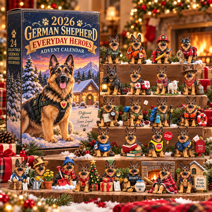 2026 German Shepherd Everyday Heroes Advent Calendar 🐾 – 24 Days of Heroic Surprises