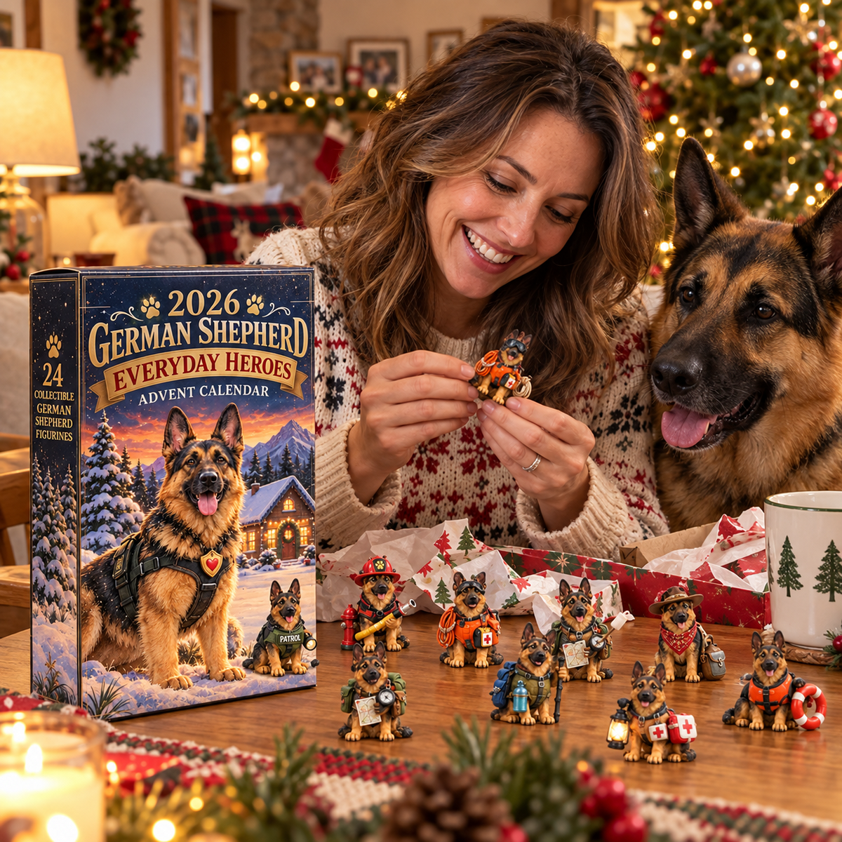 2026 German Shepherd Everyday Heroes Advent Calendar 🐾 – 24 Days of Heroic Surprises