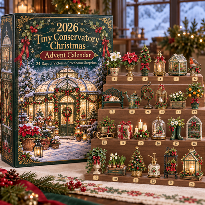 2026 Tiny Conservatory Christmas Advent Calendar 🎄🌿 – 24 Days of Victorian Greenhouse Surprises