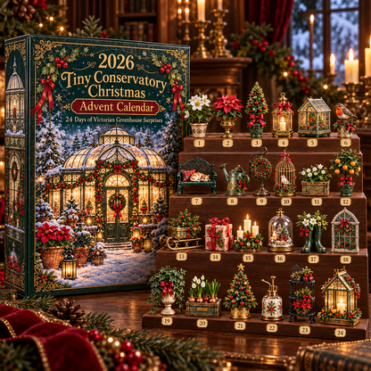 2026 Tiny Conservatory Christmas Advent Calendar 🎄🌿 – 24 Days of Victorian Greenhouse Surprises