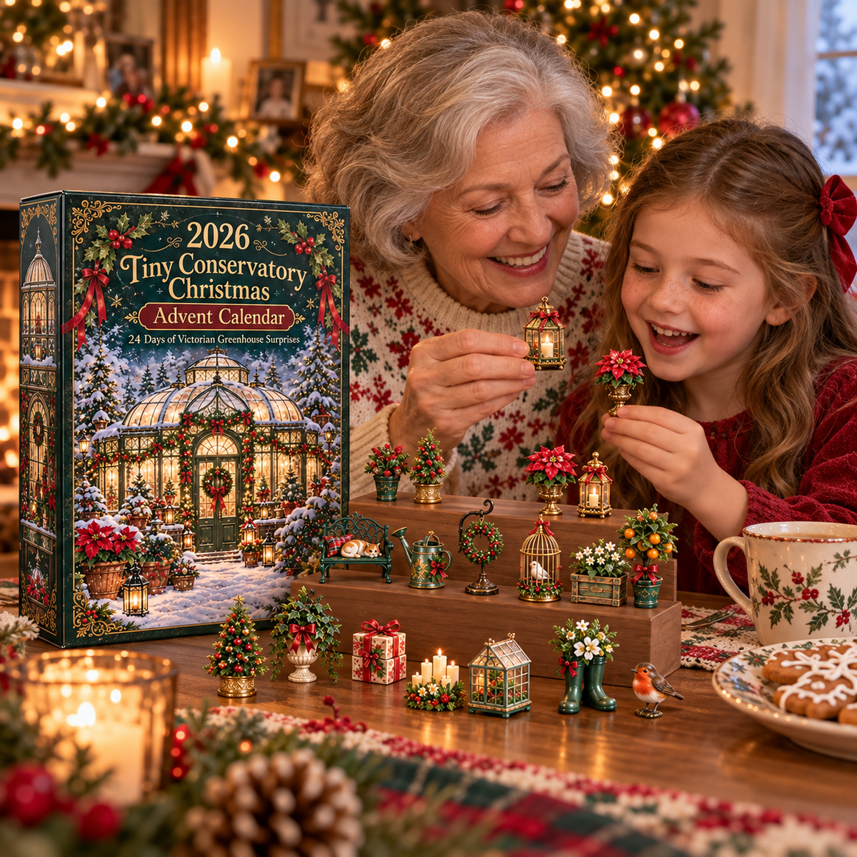 2026 Tiny Conservatory Christmas Advent Calendar 🎄🌿 – 24 Days of Victorian Greenhouse Surprises