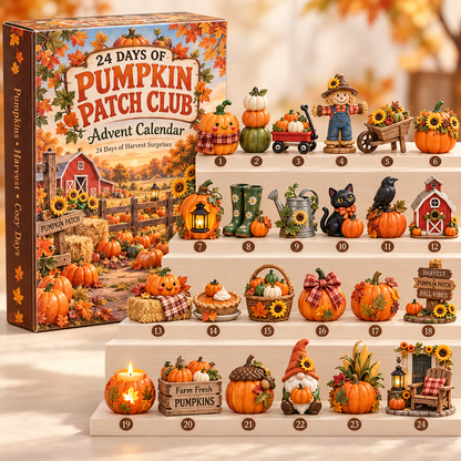 2026 Pumpkin Patch Club Advent Calendar 🎃🍂 – 24 Days of Harvest Surprises