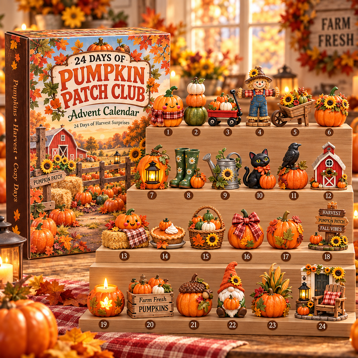 2026 Pumpkin Patch Club Advent Calendar 🎃🍂 – 24 Days of Harvest Surprises