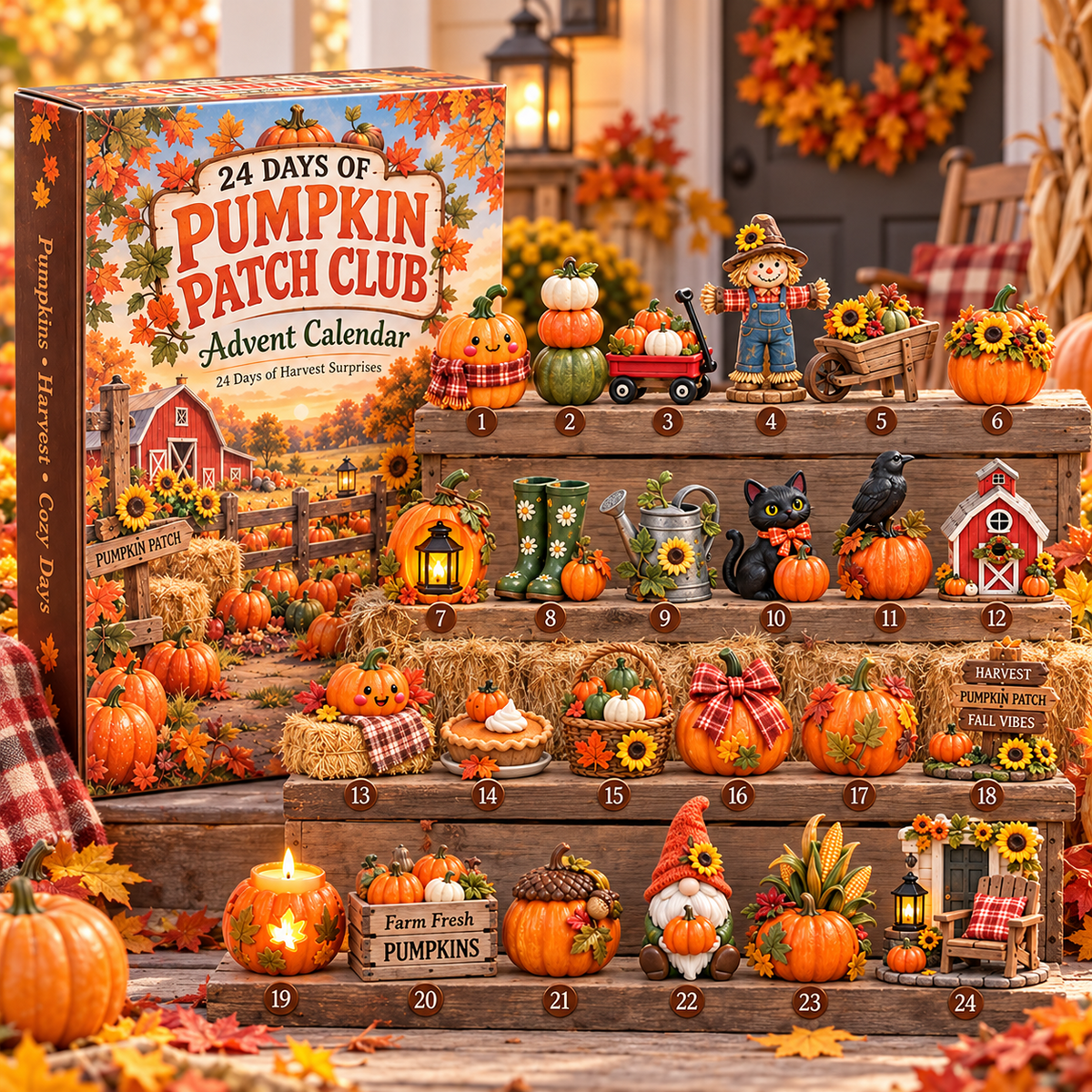 2026 Pumpkin Patch Club Advent Calendar 🎃🍂 – 24 Days of Harvest Surprises