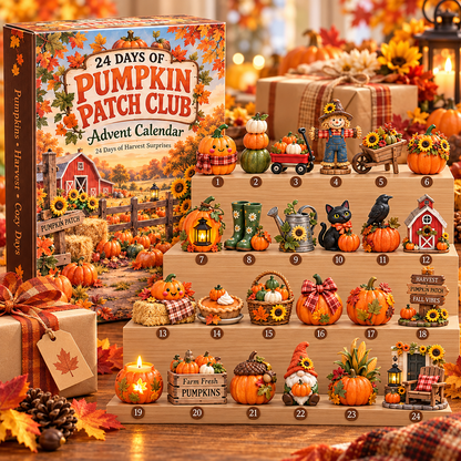 2026 Pumpkin Patch Club Advent Calendar 🎃🍂 – 24 Days of Harvest Surprises