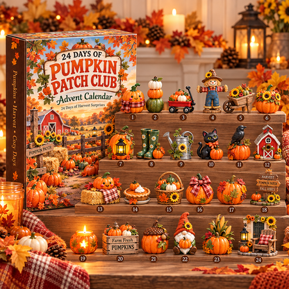 2026 Pumpkin Patch Club Advent Calendar 🎃🍂 – 24 Days of Harvest Surprises