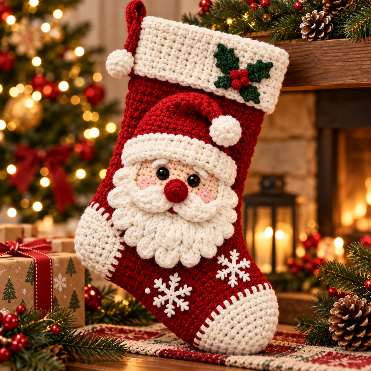 Handmade Christmas Stockings 🎄🧦 – Cozy Personalized Holiday Decor & Gift Holders