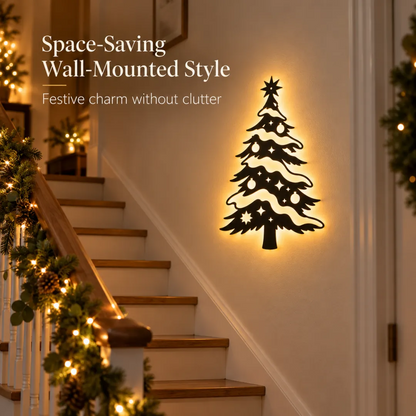 Illuminated Christmas Tree Wall Light 🎄✨ – Enchanting Glow for a Cozy Holiday Home