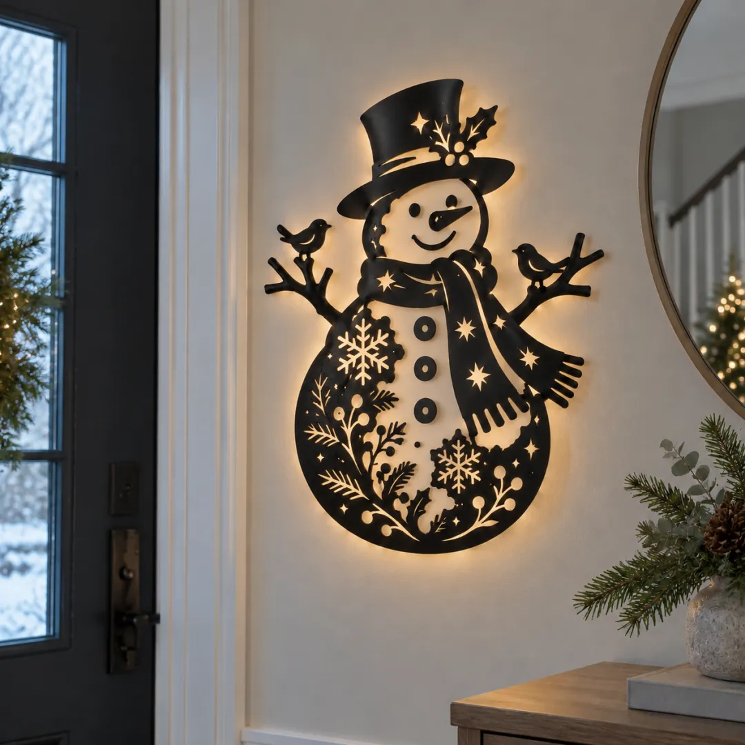Illuminated Christmas Tree Wall Light 🎄✨ – Enchanting Glow for a Cozy Holiday Home