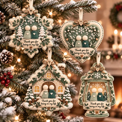 🎄 Handcrafted Felt Christmas Keepsake Ornament | A Meaningful Gift for Someone Special