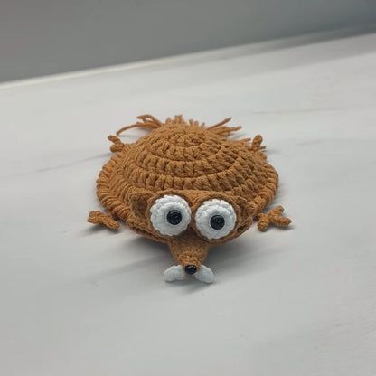 🐿️Hand-Crocheted Funny Squirrel Coaster