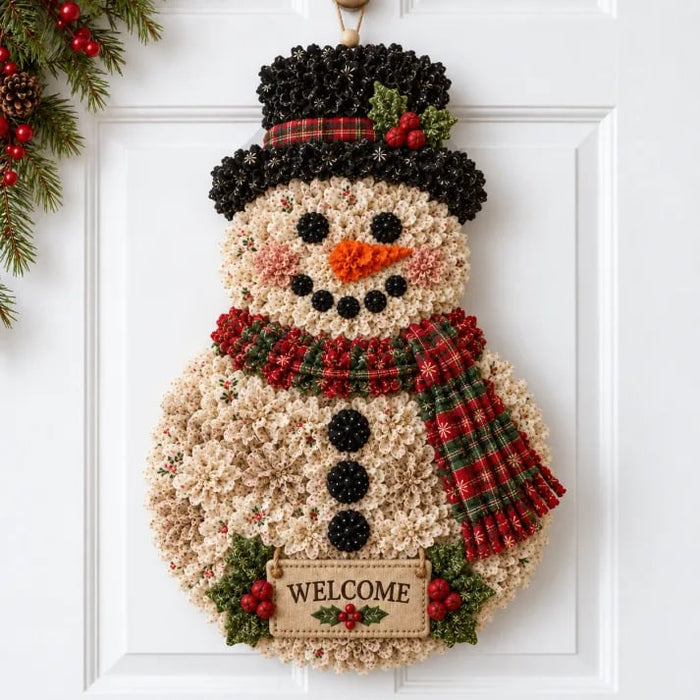 Snowman Welcome style