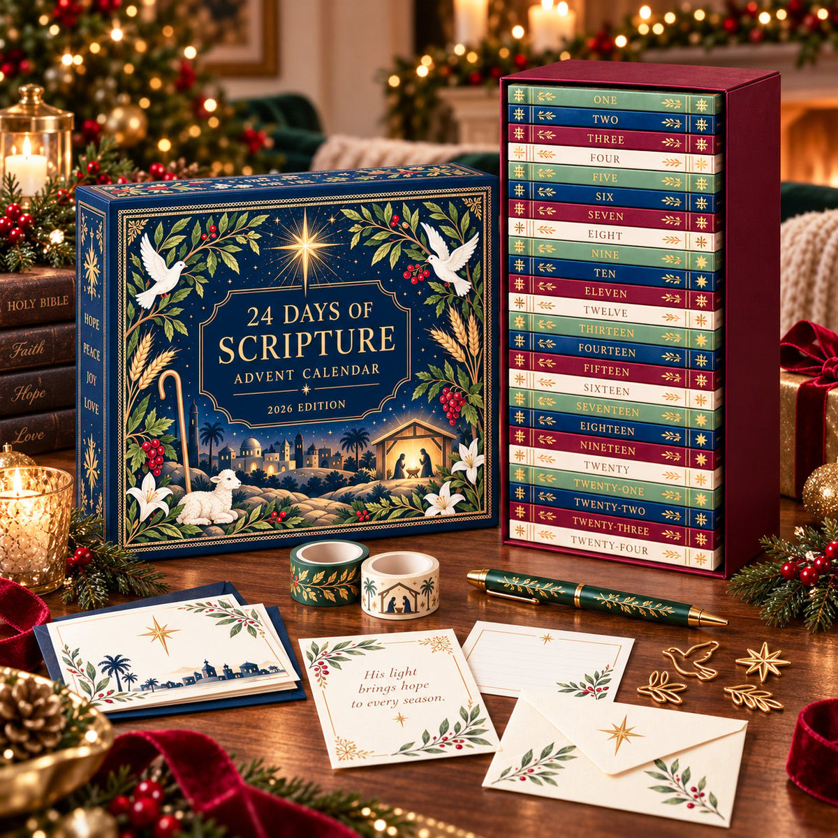 💥LAST DAY 50% OFF – 📖 24 Days of Scripture Advent Calendar 2026