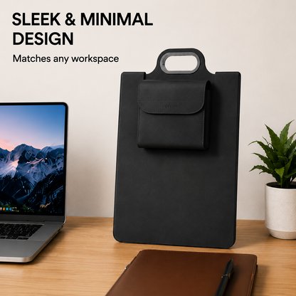 ✨The All-In-One Mobile Workstation Sleeve | Built-In 15W Multi-Device Wireless Charger, Ergonomic Laptop Stand & Mousepad (Fits up to 16")