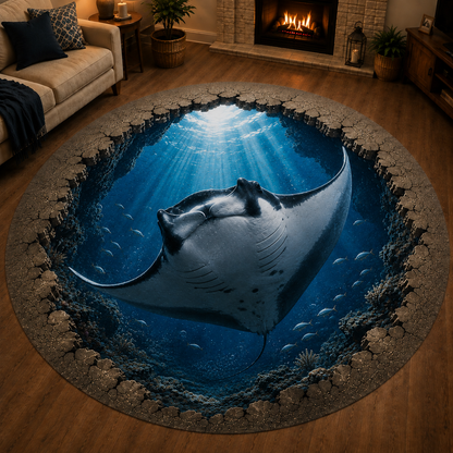 ✨🐋50% OFF Ocean Portal Illusion Rug™ - 🌊A Realistic 3D Ocean World Beneath Your Feet