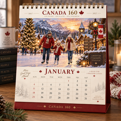 🍁 Canada 160 Family Calendar 2027 | 12 Months of Canadian Seasons, Traditions & Memories
