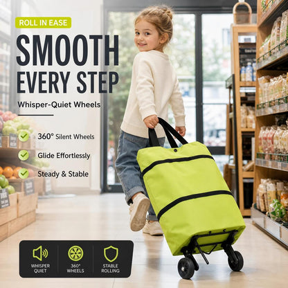 🏆Last Day Special Price ￡9.99!!💞Foldable 2-in-1 Shopping Bag