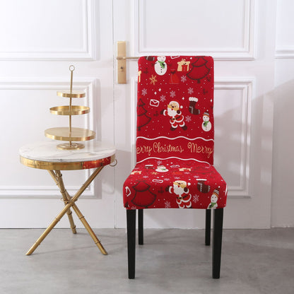 Santa Claus Dining Chair Covers Set