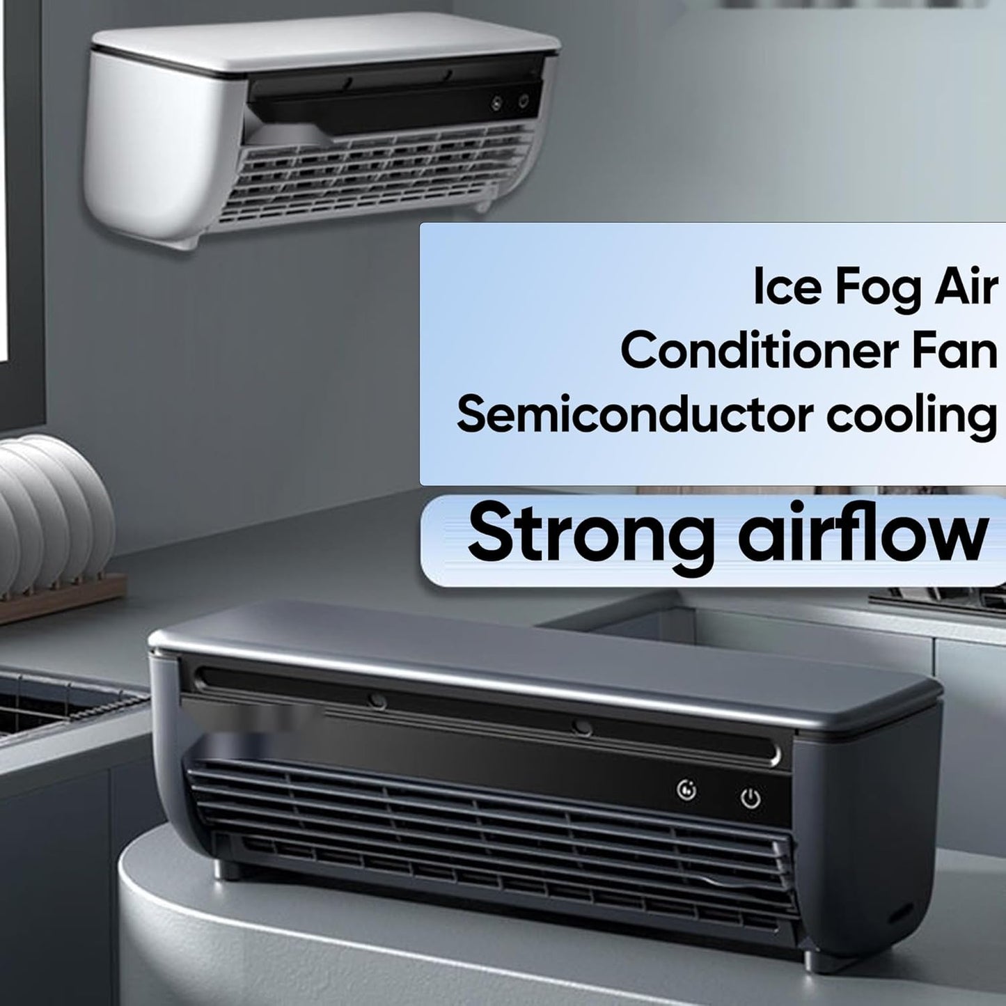 🔥Last Day 50% OFF - ❄️💨Upgraded 3 Wind Modes Portable Wireless Wall Mounted Air Conditioner