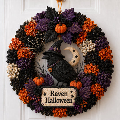 Halloween Poke Wreath DIY Kit Collection – Black Cat, Ghost, Skeleton, Haunted House & Witchy Designs