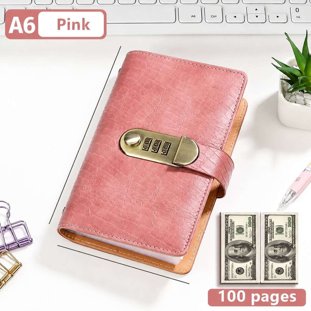 👛 100 Transparent Pocket Currency Collectors Album