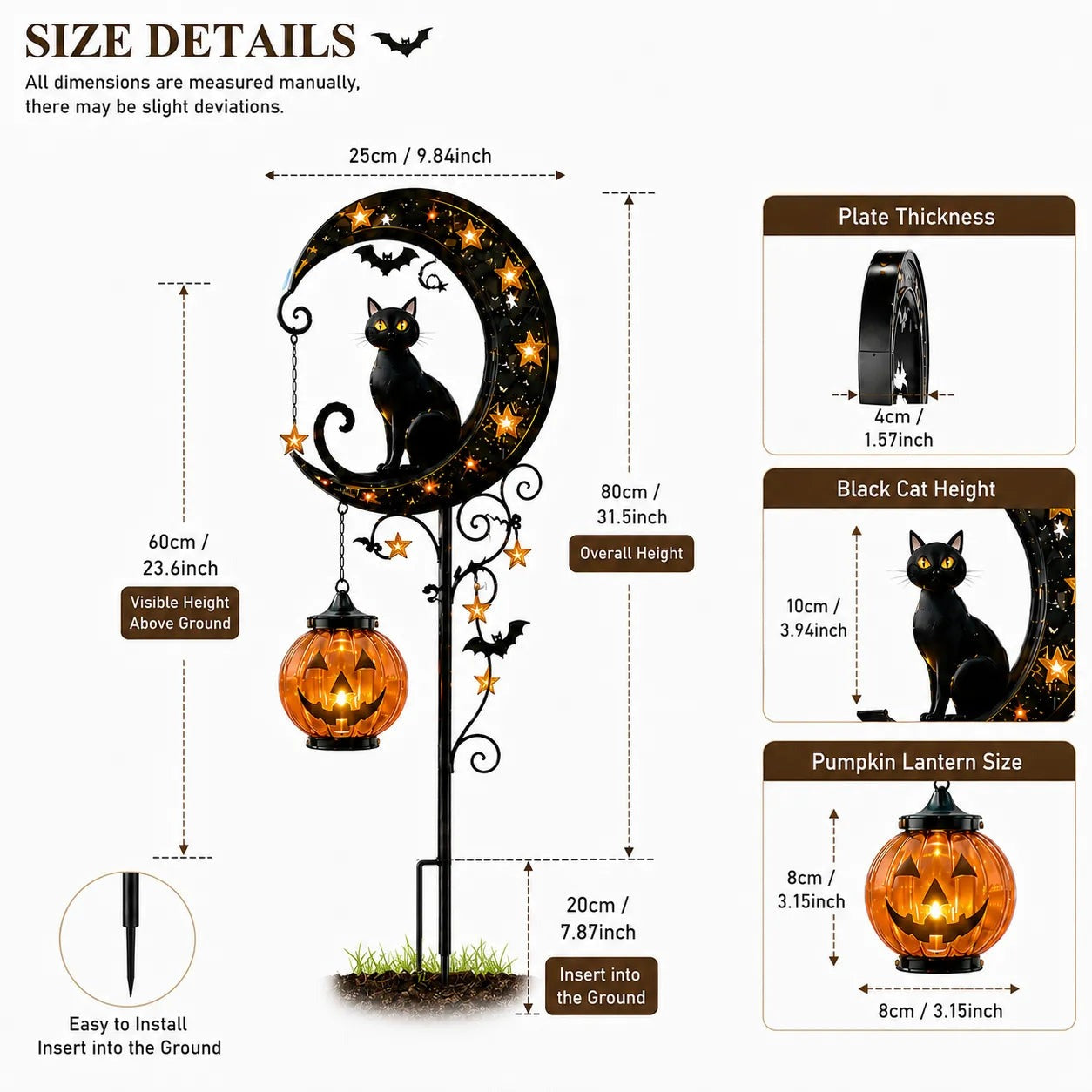 Halloween Early Bird Sale | 49% OFF Pumpkin Moon Garden Stake Light
