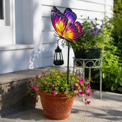 🔥49% Off Last Day - 🦋Solar Butterfly Garden Light with Hanging Lantern