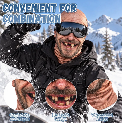 Funny Realistic Face Ski Mask – Hilarious Gear for Skiing, Riding & Outdoor Fun