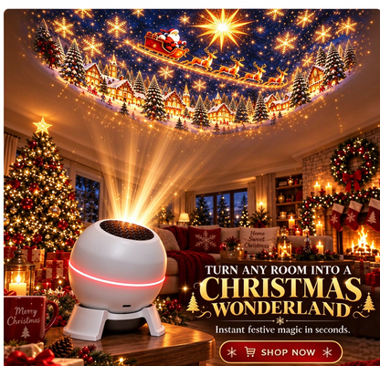 🌙✨Christmas Wonderland Projector – Fill Your Home With Holiday Magic ✨