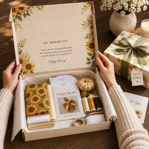 🔥HOT SALE🔥 Last Day 50% OFF - Large Patchwork Bow Sewing Kit