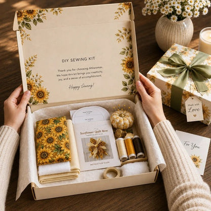🔥HOT SALE🔥 Last Day 50% OFF - Large Patchwork Bow Sewing Kit