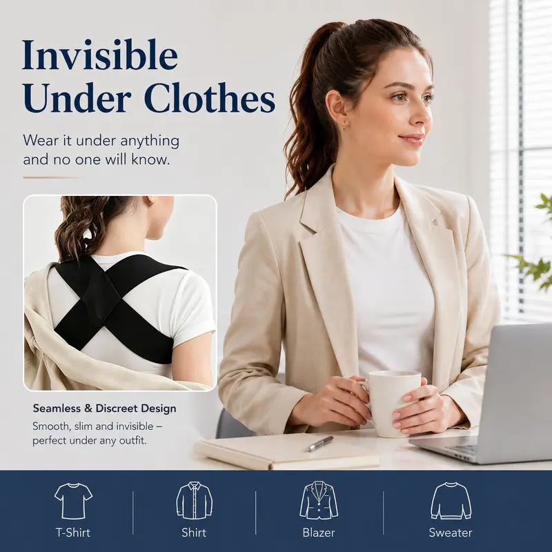 Shoulder Straps Posture Support for Men & Women 🧘