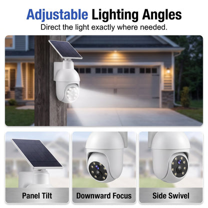 ⏰Sale 49% OFF - Solar-Powered Simulated Surveillance Camera Street Light