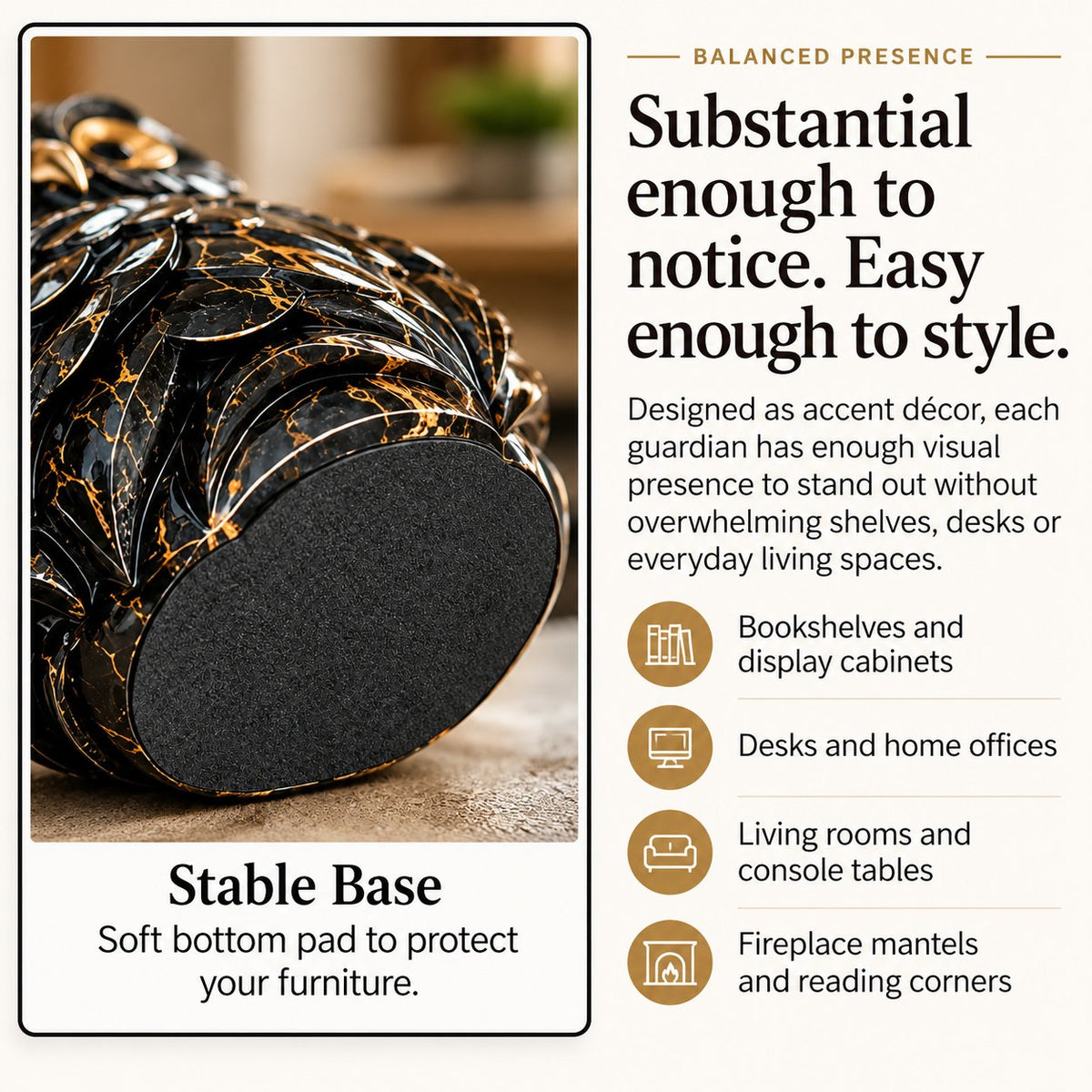 🔥 Luxury Guardian Animal Stone Sculpture- ✨ Elegant Home Décor & Gift-Ready Art Piece