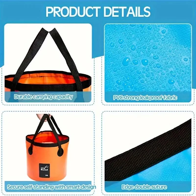 🪣20L Portable Folding Water Storage Bucket🚰Your Go‐Anywhere Water Companion