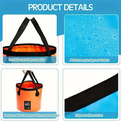 🪣20L Portable Folding Water Storage Bucket🚰Your Go‐Anywhere Water Companion
