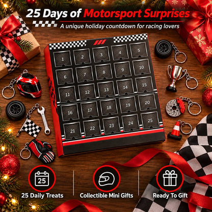🏁 RaceGrid™ 25-Day Formula Racing Advent Calendar – Ultimate Christmas Countdown for Racing Fans